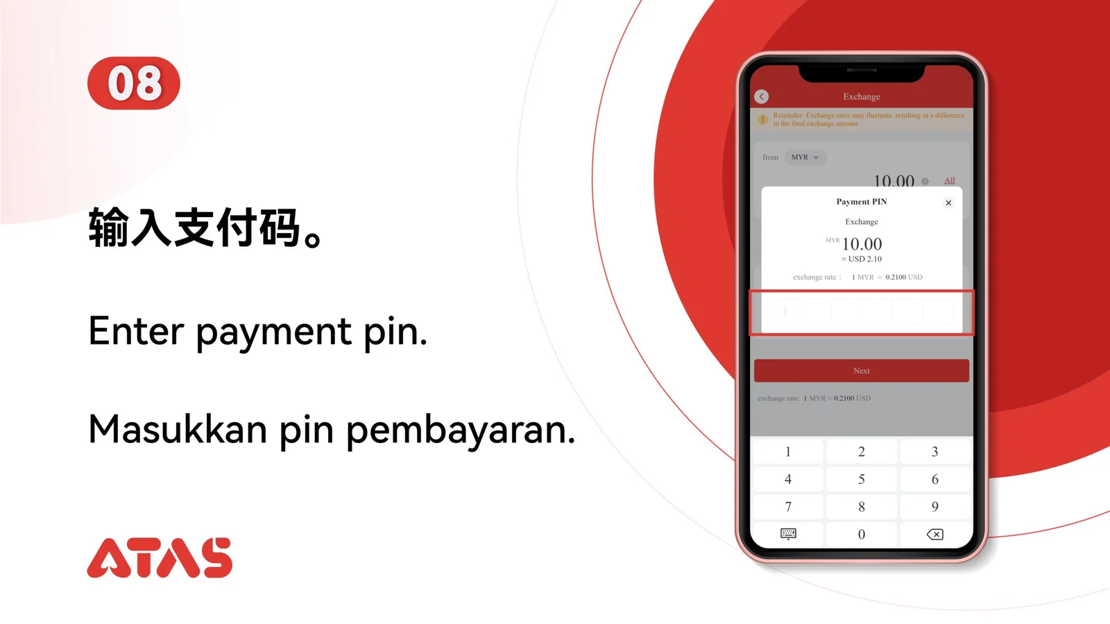 Tukar Mata Uang — Langkah 9