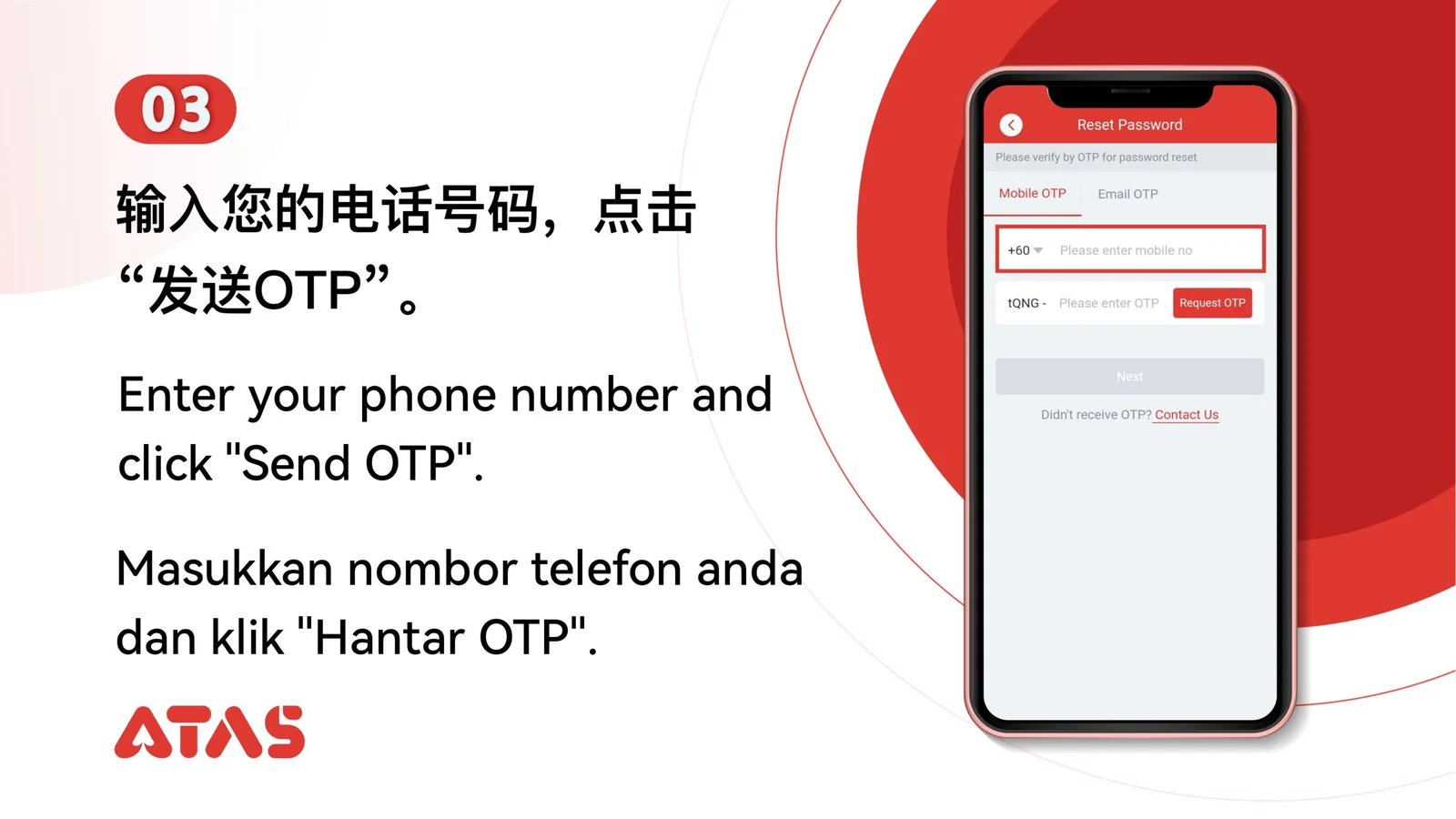 Reset Forgotten Password — Step 4