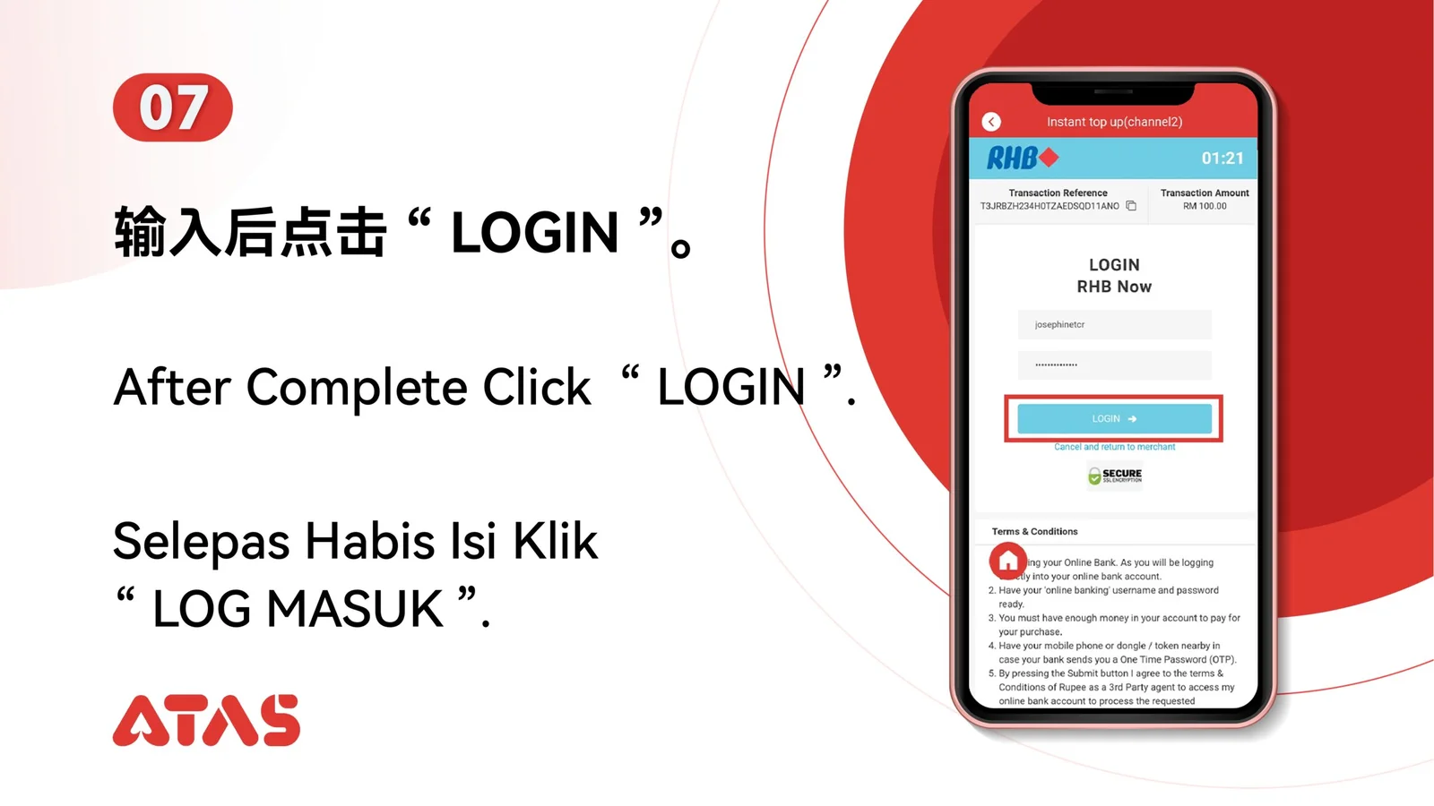 Tambah Nilai S99 — Langkah 8