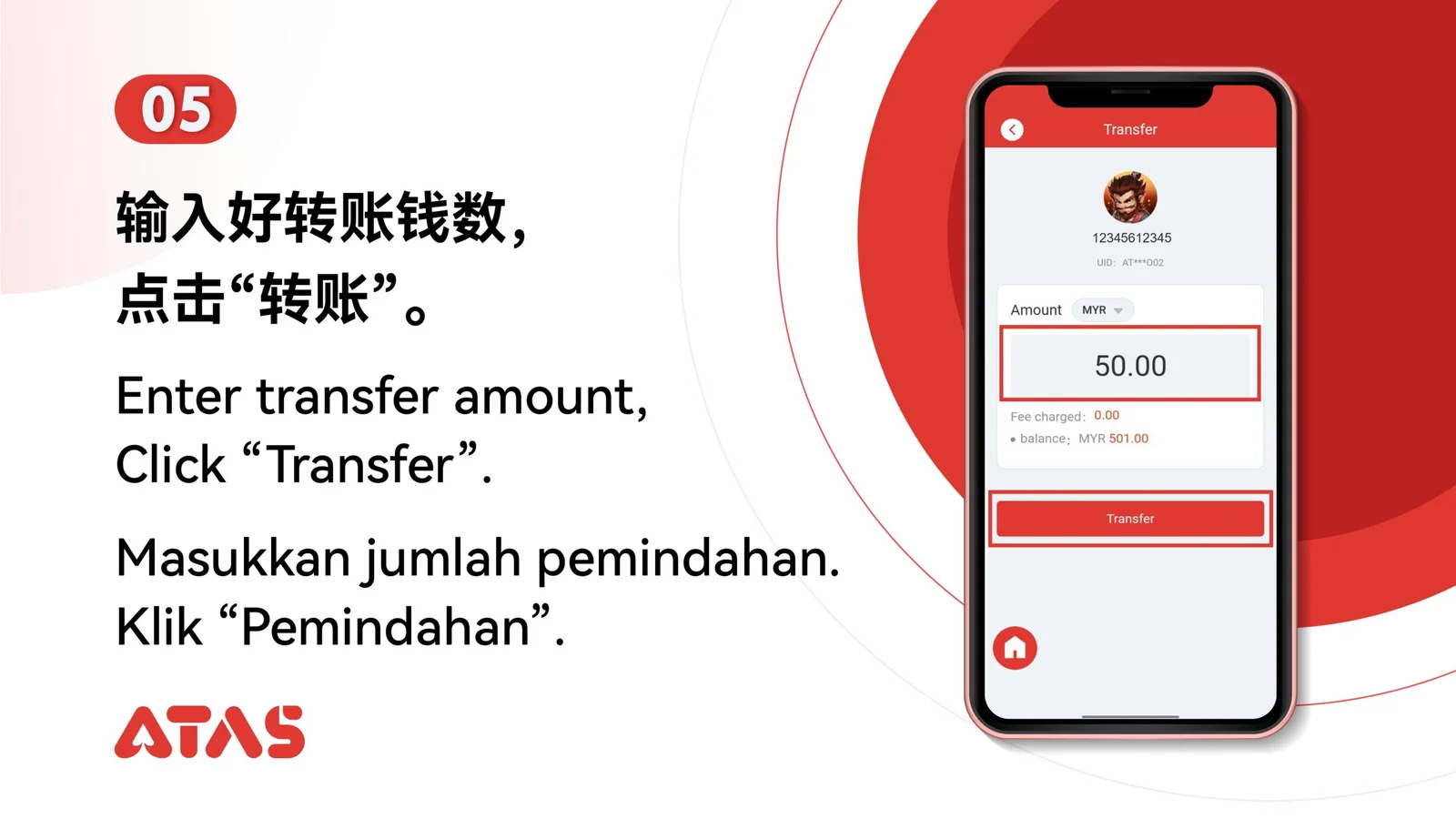 Imbas untuk Pindahan — Langkah 6