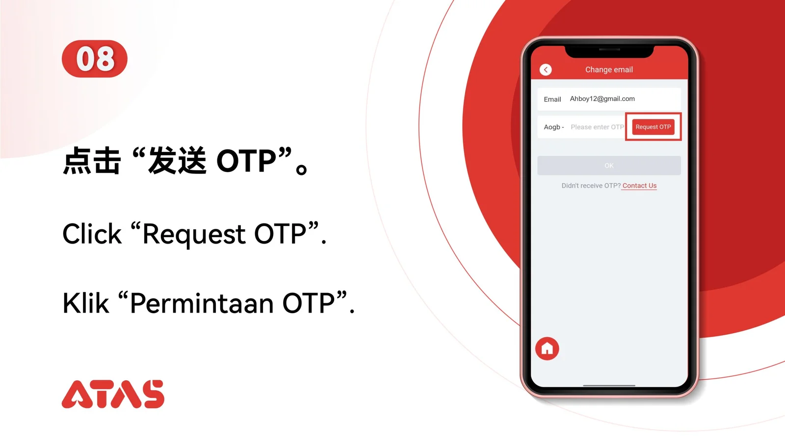 Ubah Email UID — Langkah 9