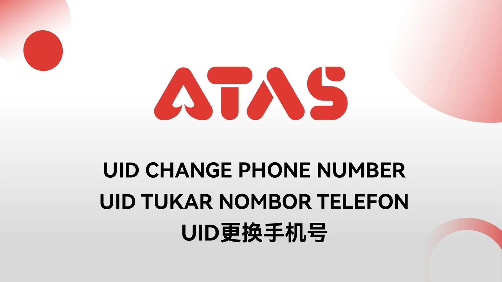 Tukar Nombor Telefon UID