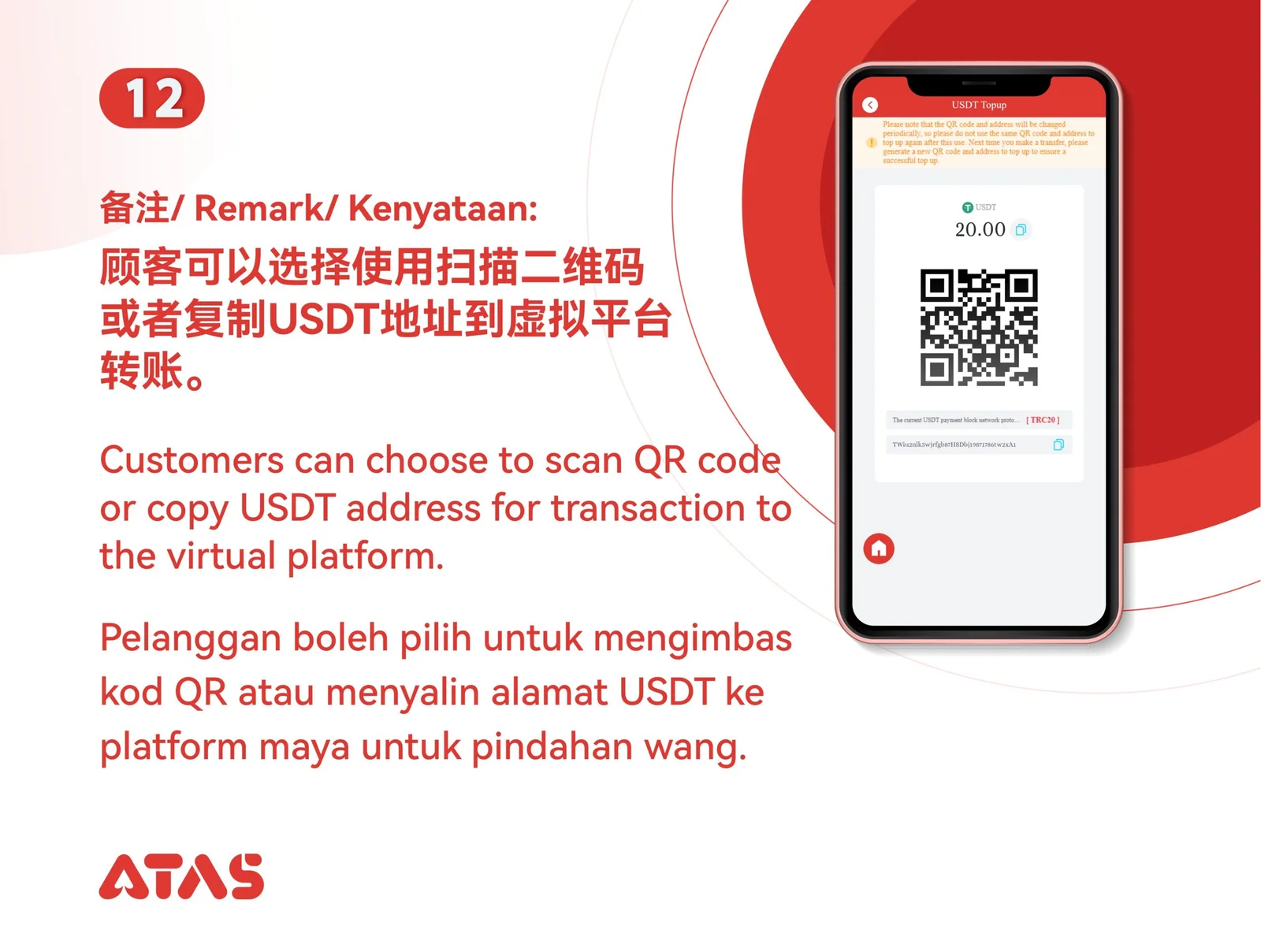 Isi Saldo USDT — Langkah 13